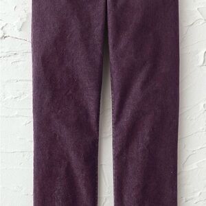 Coldwater Creek Women’s 6P Pants Marsala Pinwale Stretch Straight Leg Corduroy
